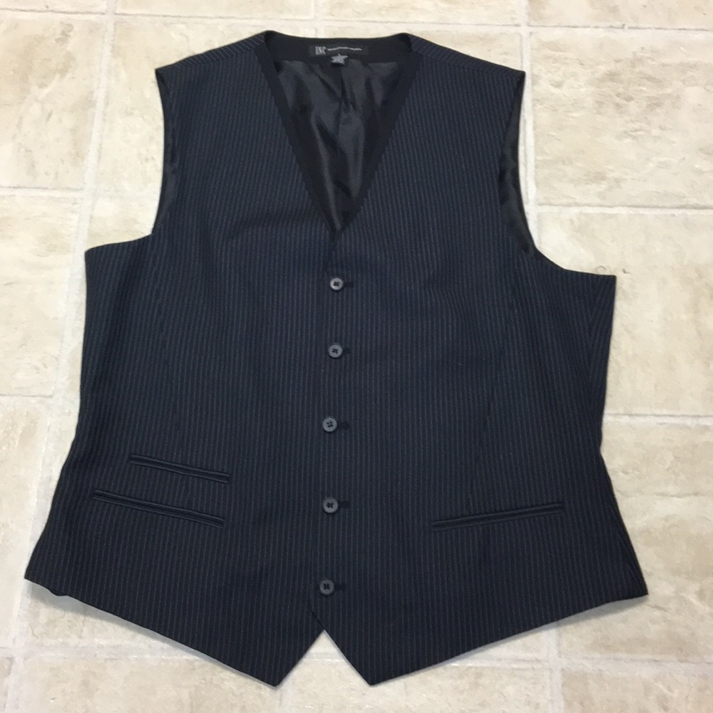 International Concepts pinstripe vest